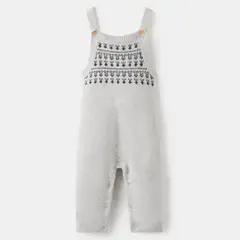 MANGO KIDS - Enterito Cenefa Bordada Unisex Bebé
