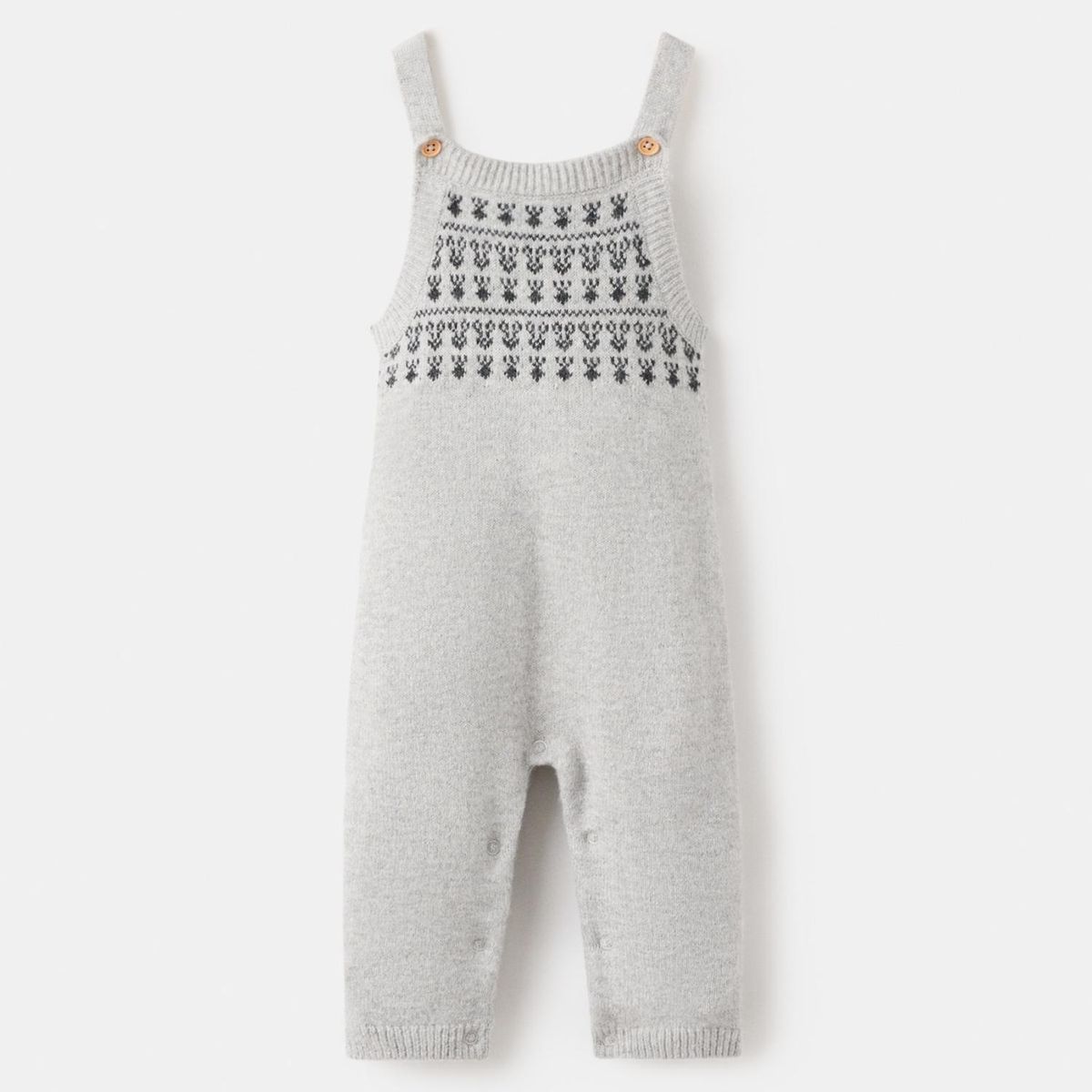 MANGO KIDS - Enterito Cenefa Bordada Unisex Bebé Mango Kids