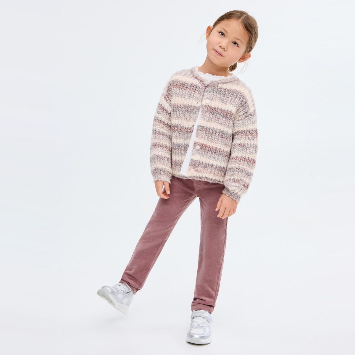 MANGO KIDS - Pantalón Recto Pana Bebé Niña Mango Kids