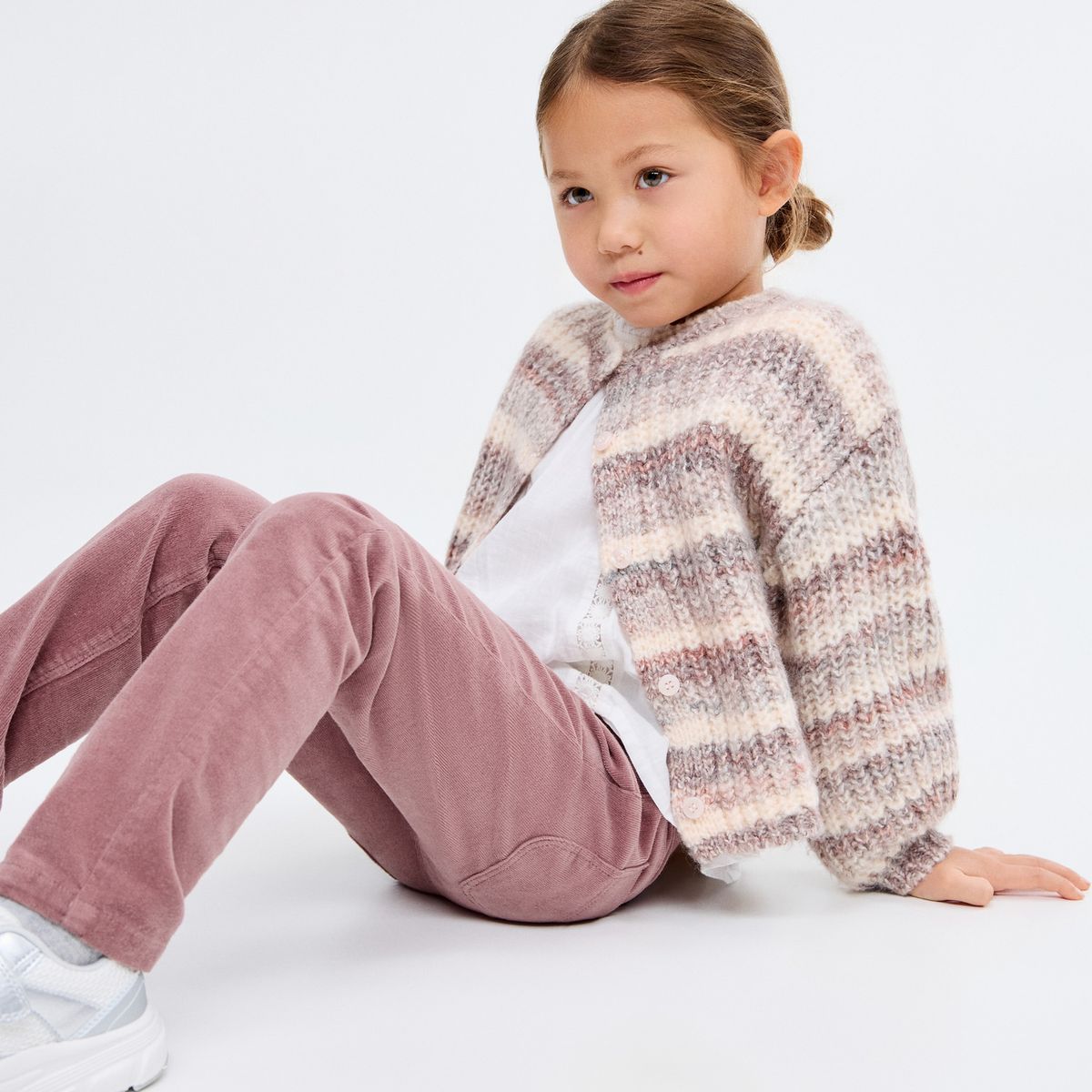 MANGO KIDS - Pantalón Recto Pana Bebé Niña Mango Kids