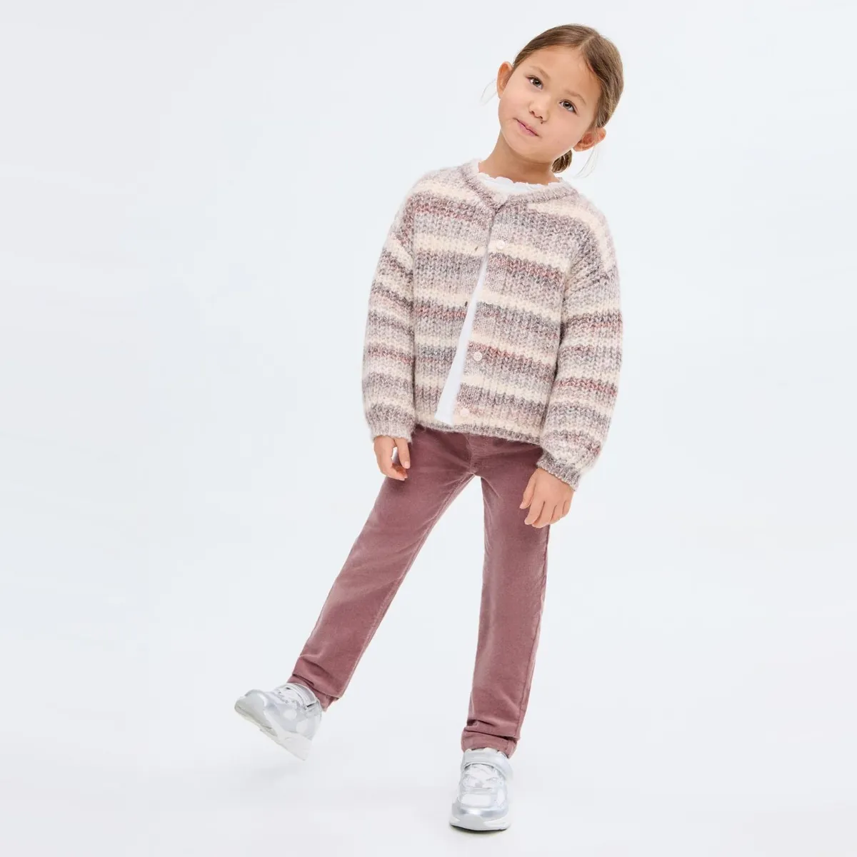 MANGO KIDS - Pantalón Recto Pana Bebé Niña Mango Kids