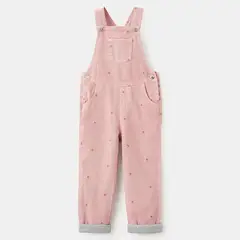 MANGO KIDS - Jardinera Largo Bordado Flores Bebé Niña