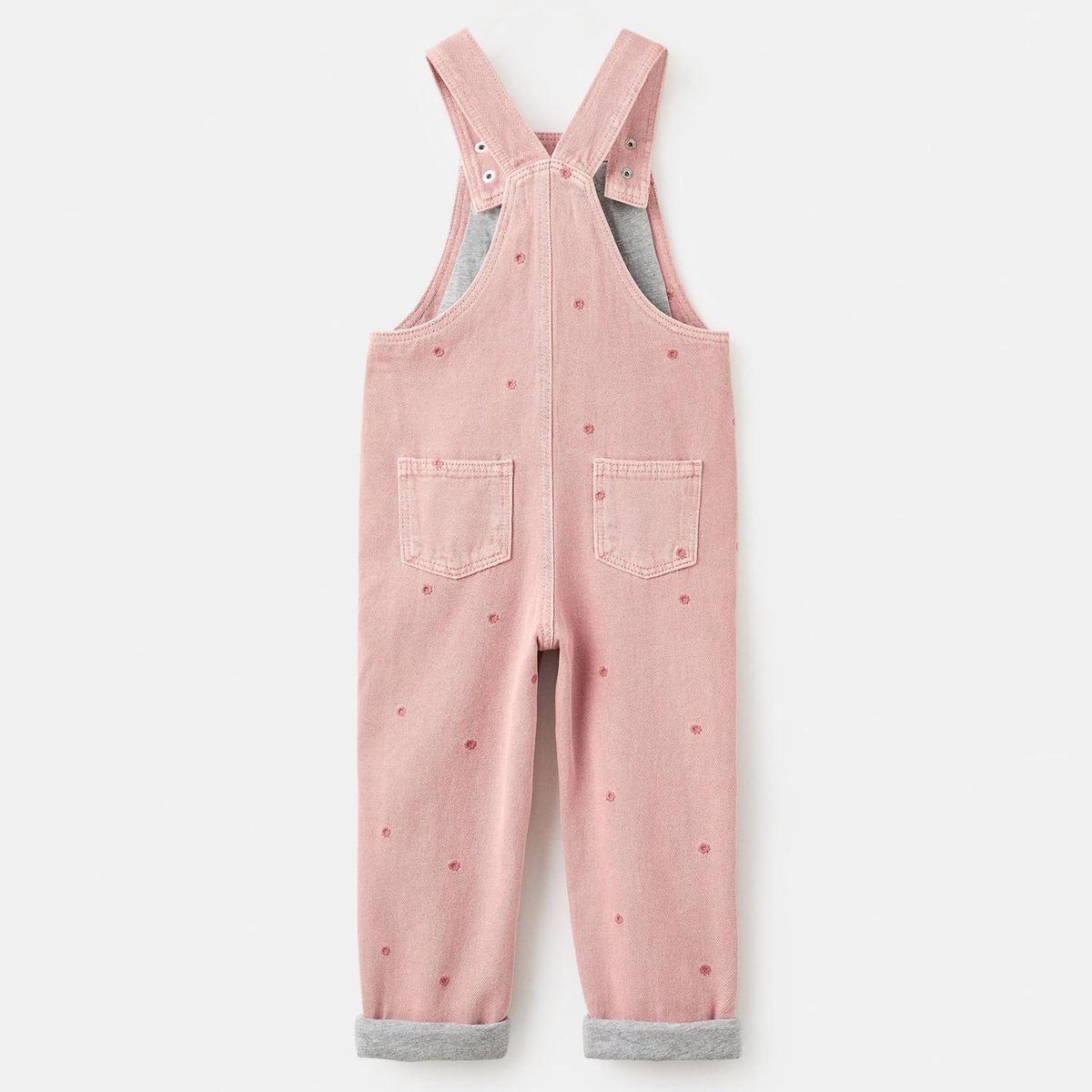 MANGO KIDS - Jardinera Largo Bordado Flores Bebé Niña Mango Kids