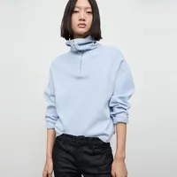 Sweater Cuello Vuelto Cremallera Mujer