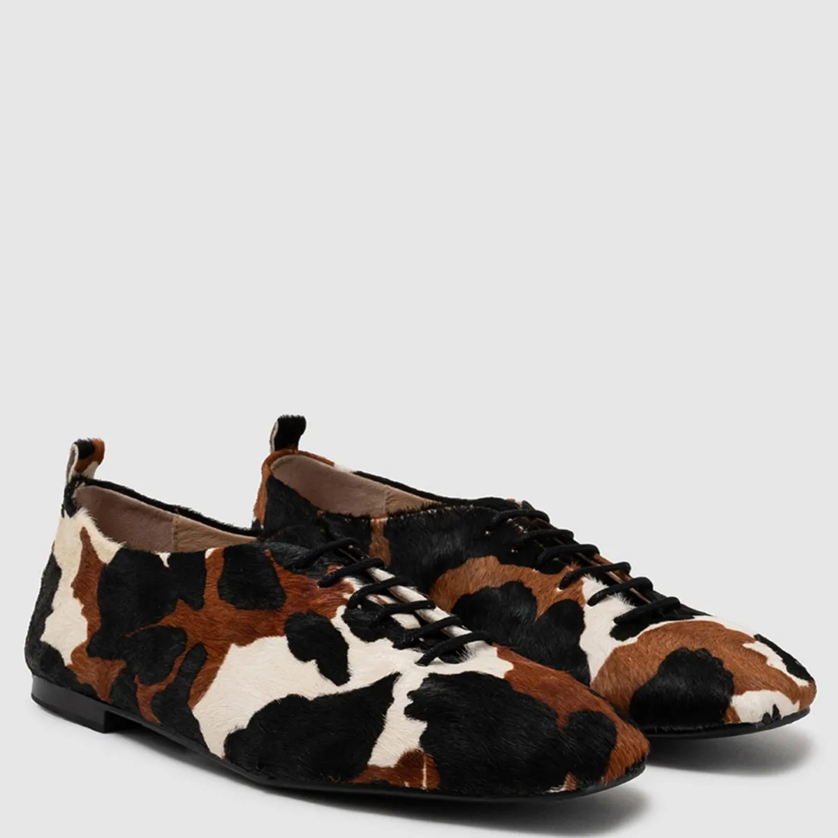 DANSI - Zapato Ballet Sneakers Mujer Cuero Animal Print Dansi