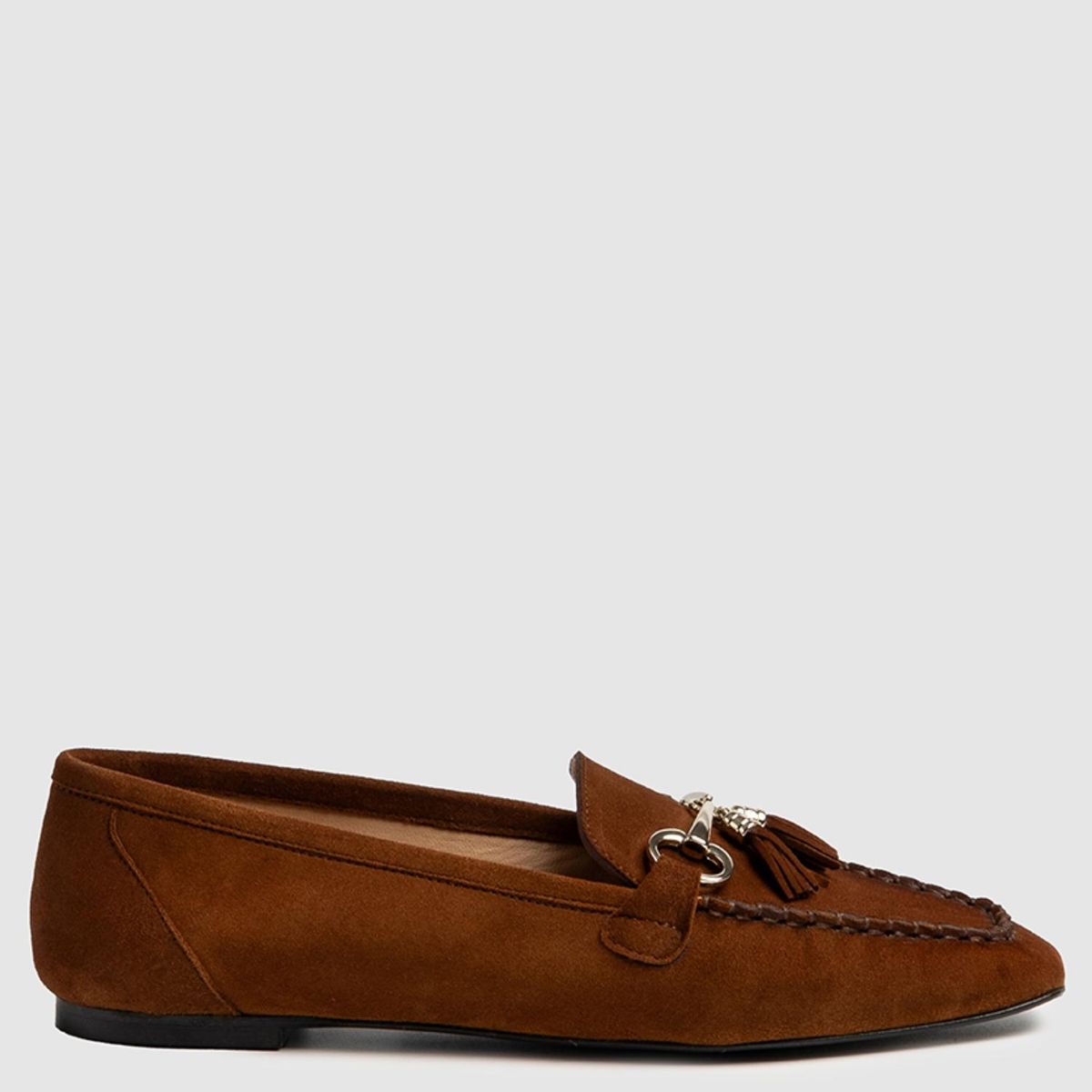 DANSI - Mocasín Mujer Cuero Café Dansi