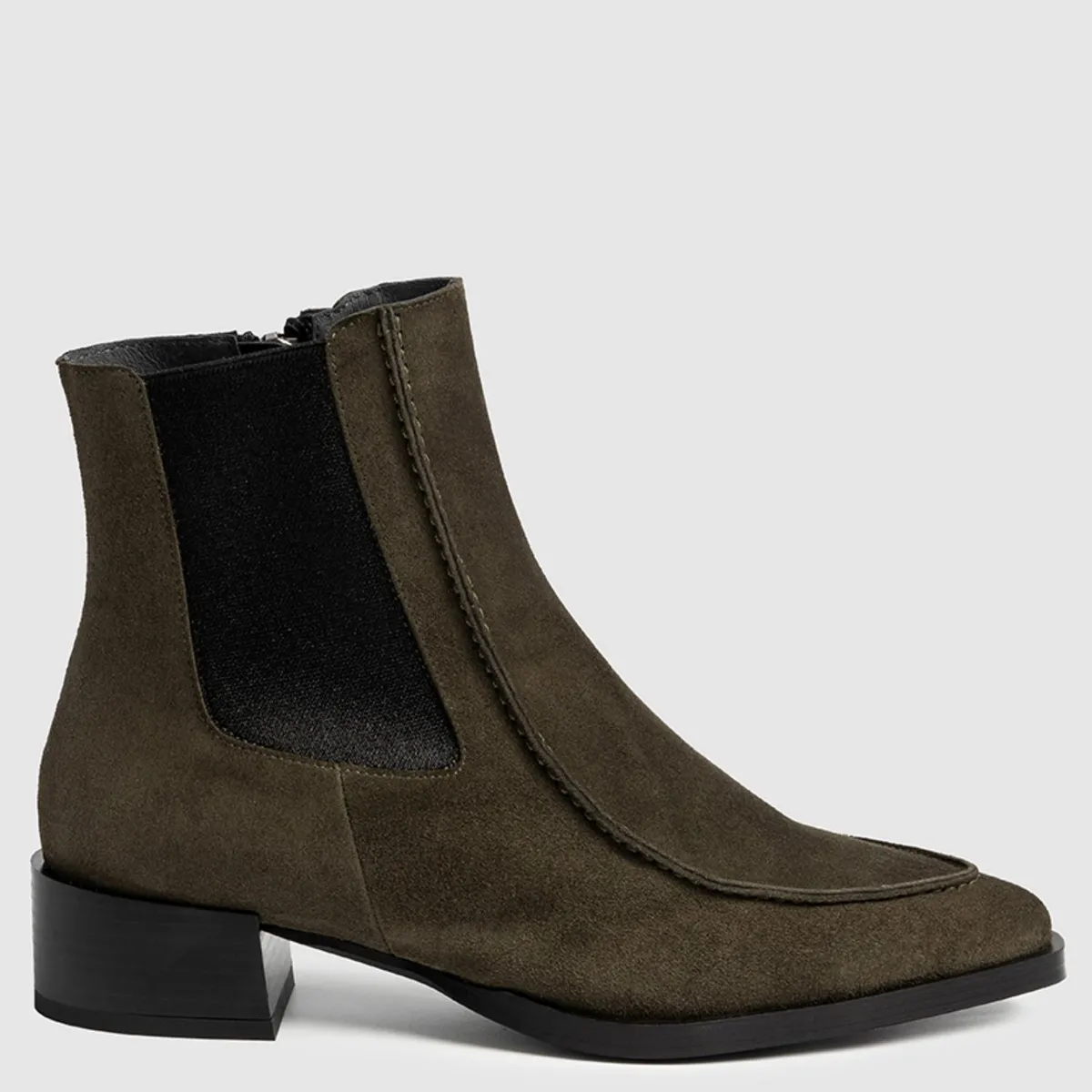 DANSI - Botín Mujer Cuero Verde Dansi