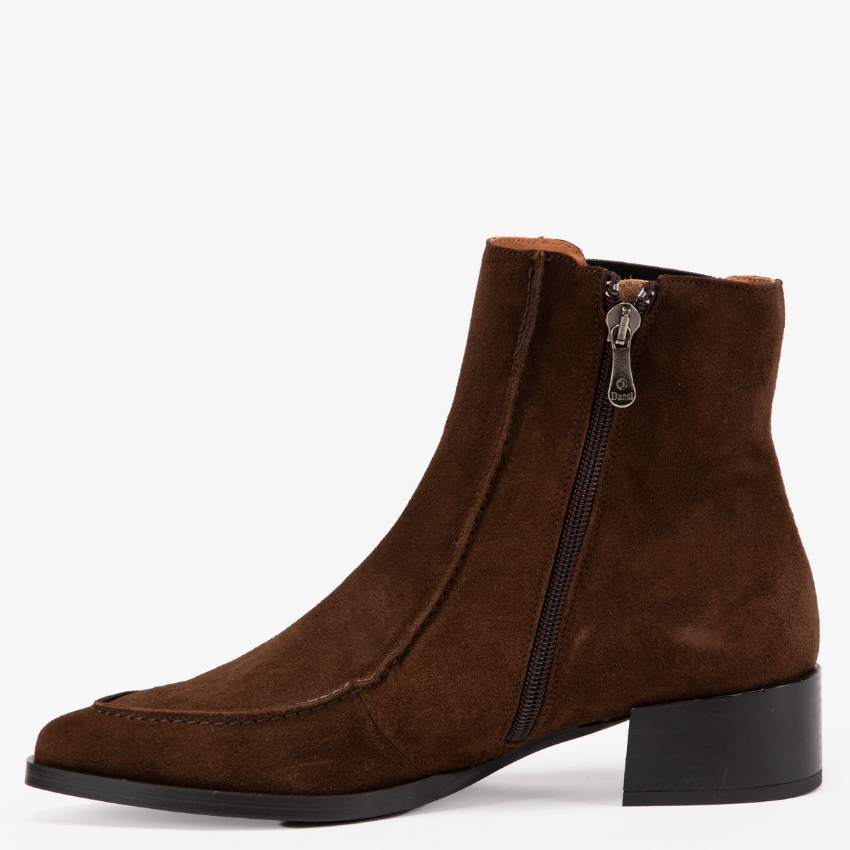 DANSI - Botín Mujer Cuero Café Dansi