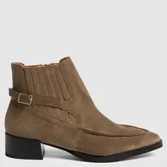 DANSI - Botín Mujer Cuero Café