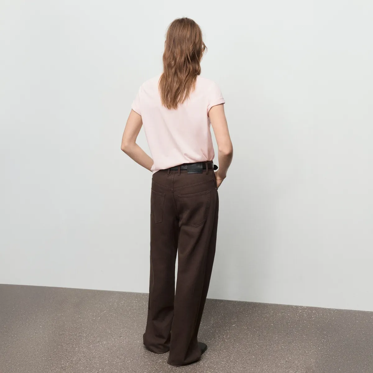 MANGO - Polera Algodón Bordado Floral Mujer Mango