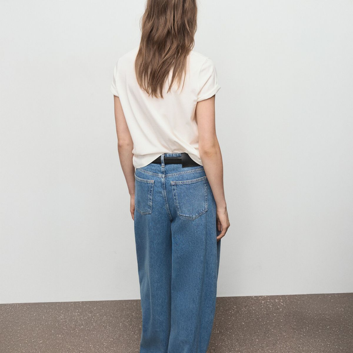 MANGO - Polera Algodón Estampado Flor Mujer Mango