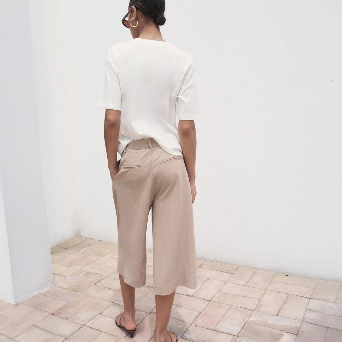 MANGO - Polera Estampada Manga Corta Mujer Mango