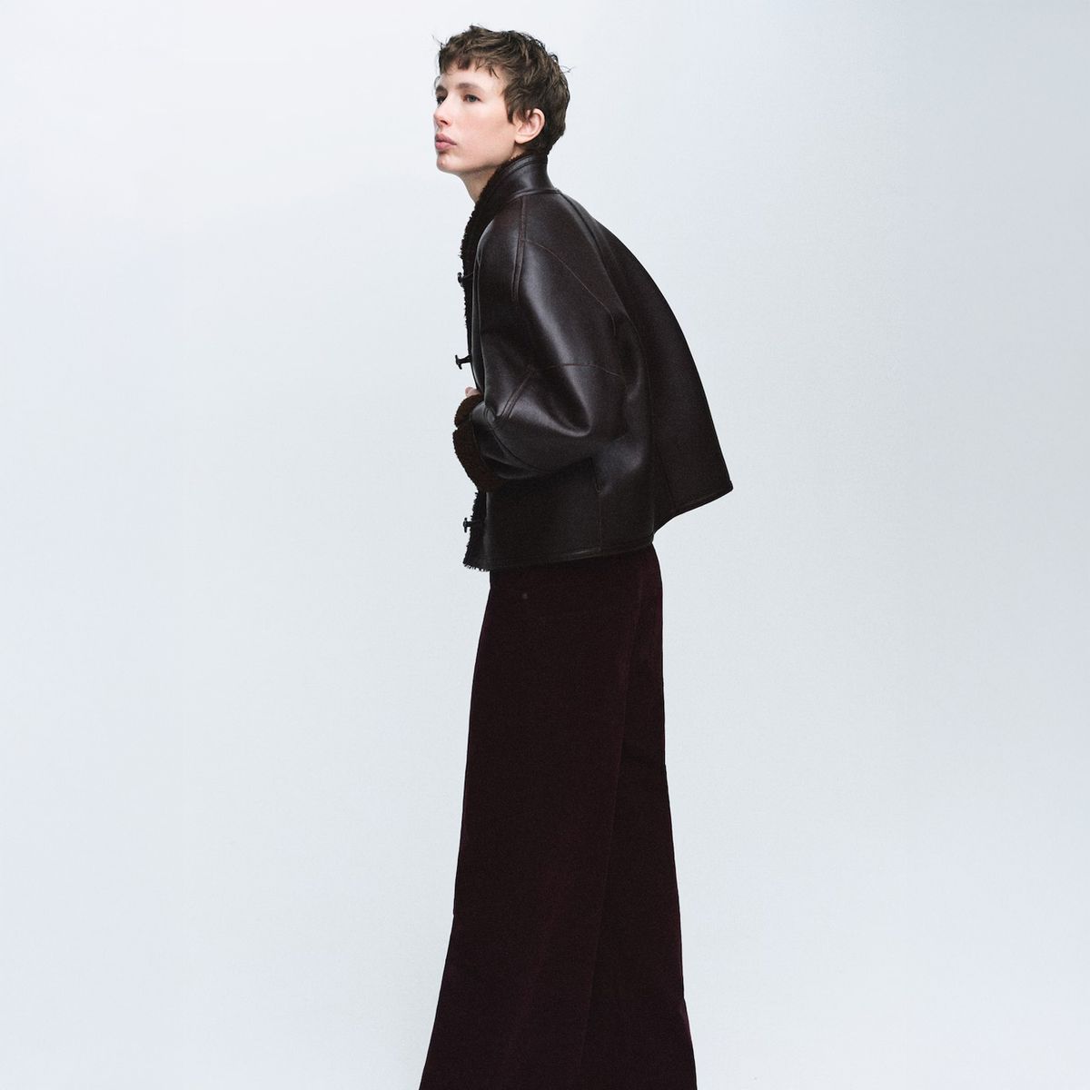 MANGO - Chaqueta Borreguito Reversible Mujer Mango