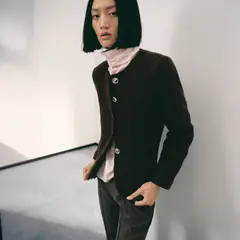 MANGO - Chaqueta Bouclé Botones Joya Mujer