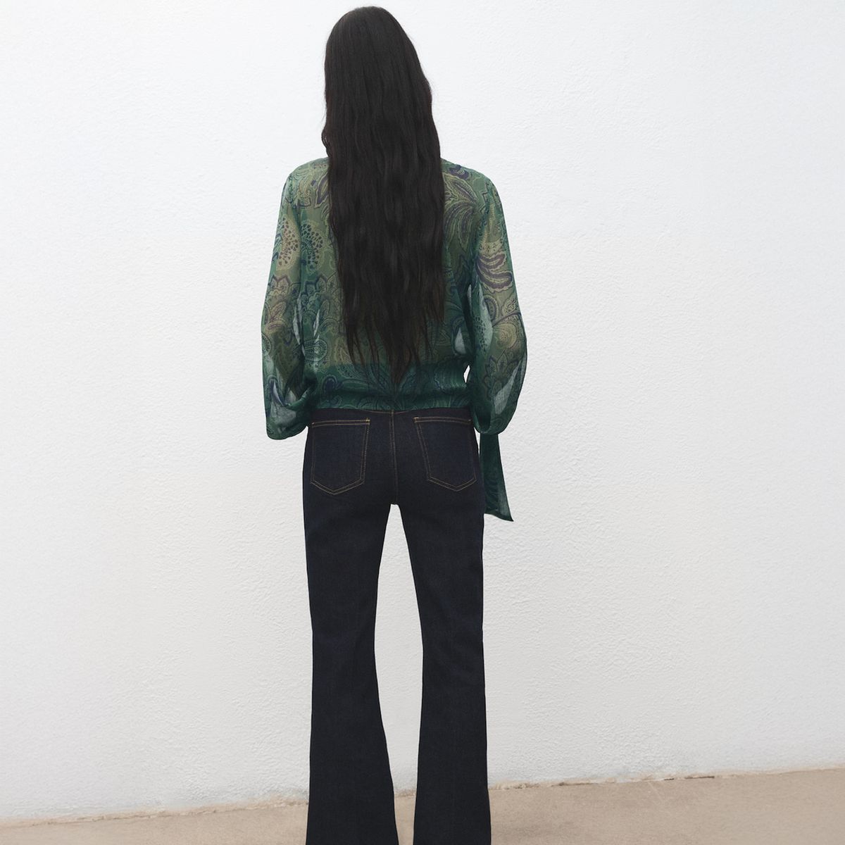 MANGO - Blusa Paisley Fular Mujer Mango