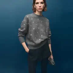 MANGO - Sweater Detalle Cristales Mujer