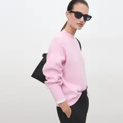 MANGO - Sweater Cuello Perkins Mujer