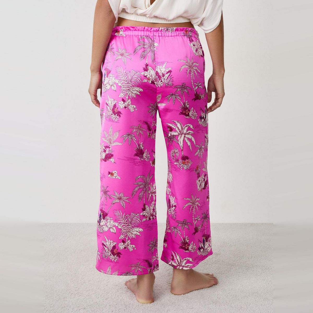 ETAM - Pantalón De Pijama Selva Hibiscus Mujer Etam