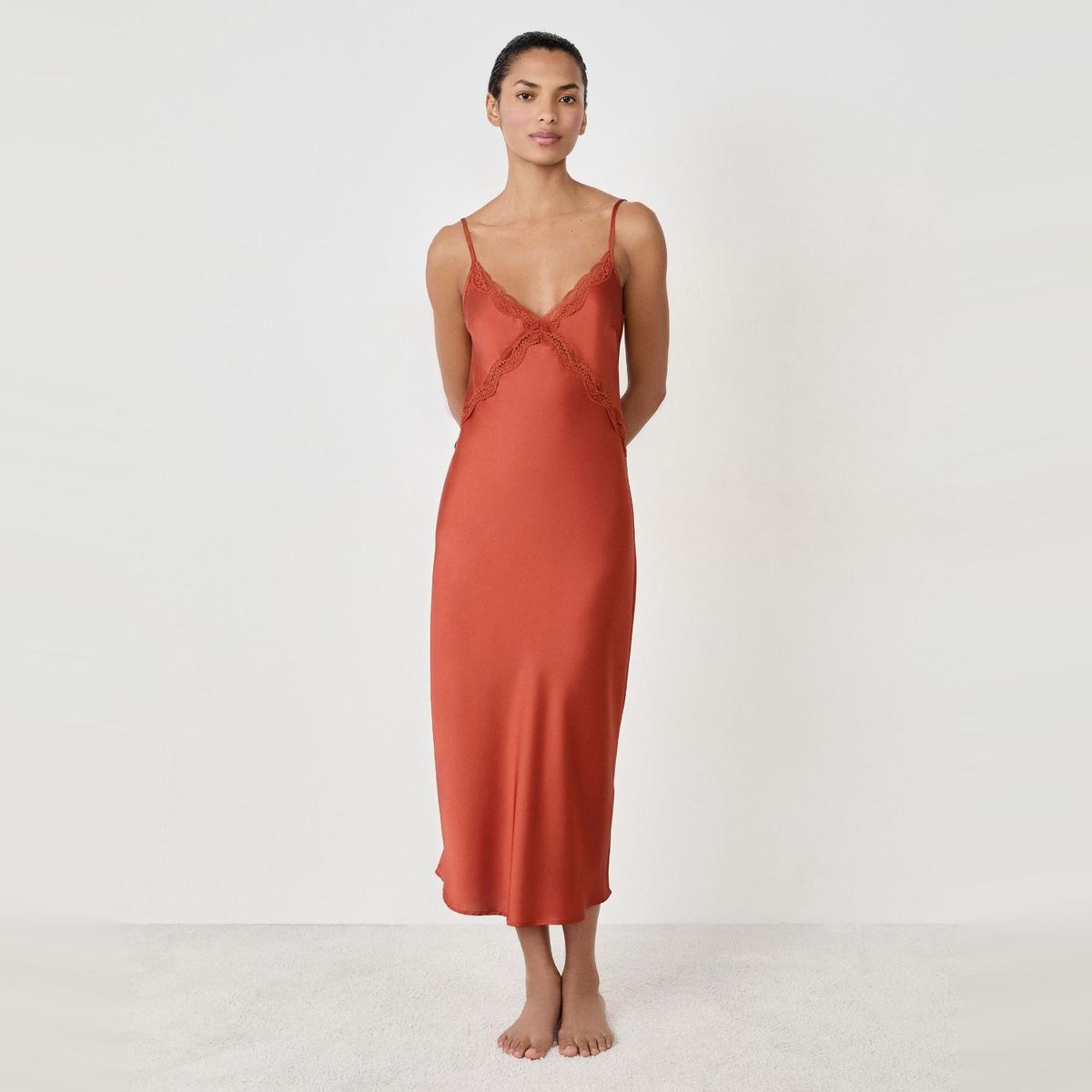 ETAM - Camisa Dormir Satin Reny Mujer Etam