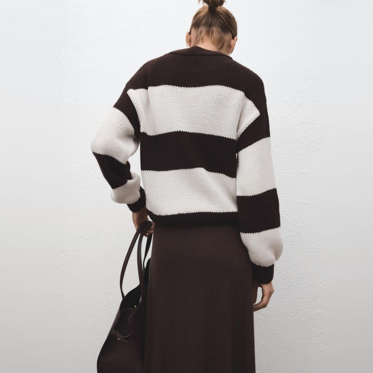 MANGO - Sweater Punto Rayas Mujer Mango