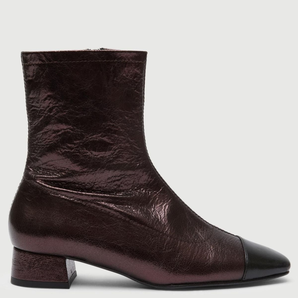 AUGUSTA - Botín Mujer Cuero Café Augusta