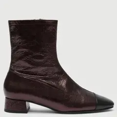 AUGUSTA - Botín Mujer Cuero Café