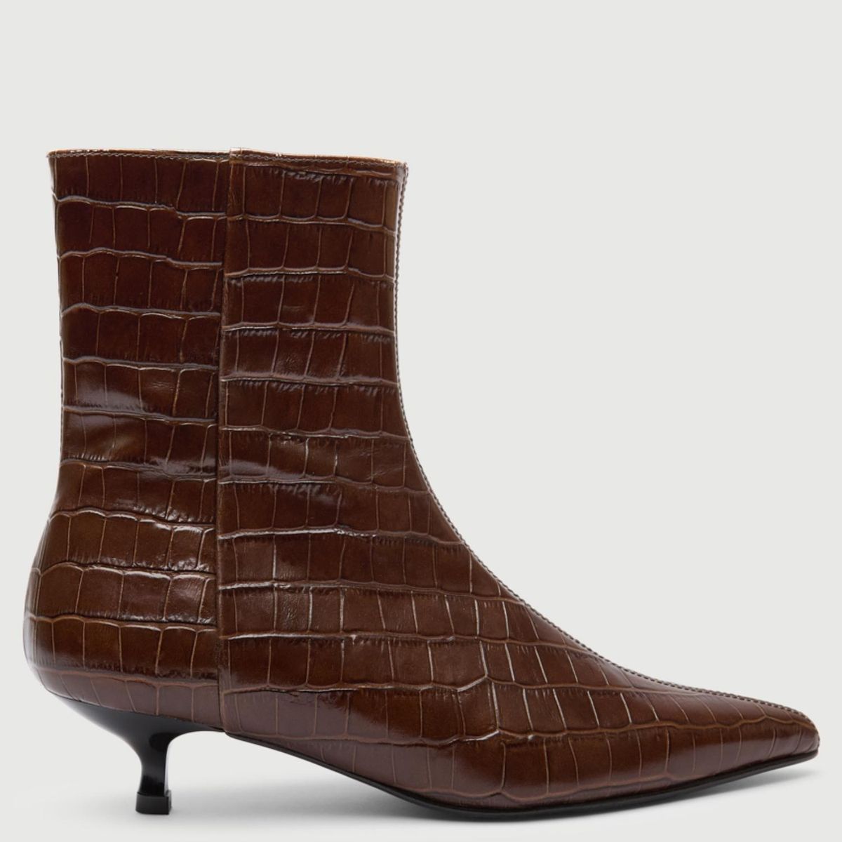 AUGUSTA - Botín Mujer Cuero Café Augusta