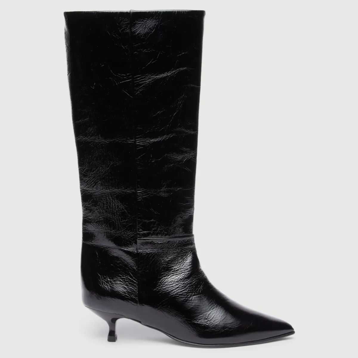 AUGUSTA - Bota Mujer Cuero Negro Augusta