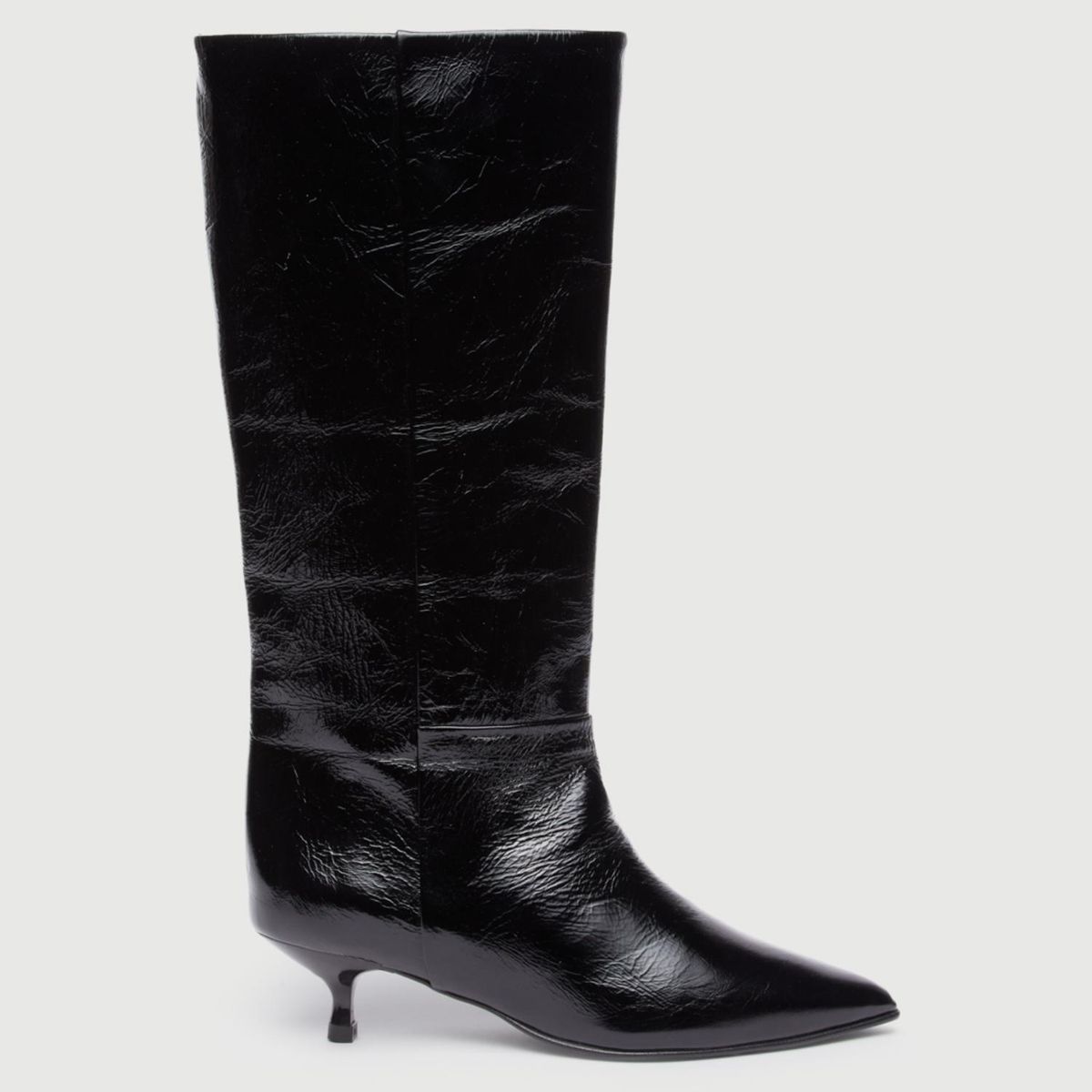 AUGUSTA - Bota Mujer Cuero Negro Augusta
