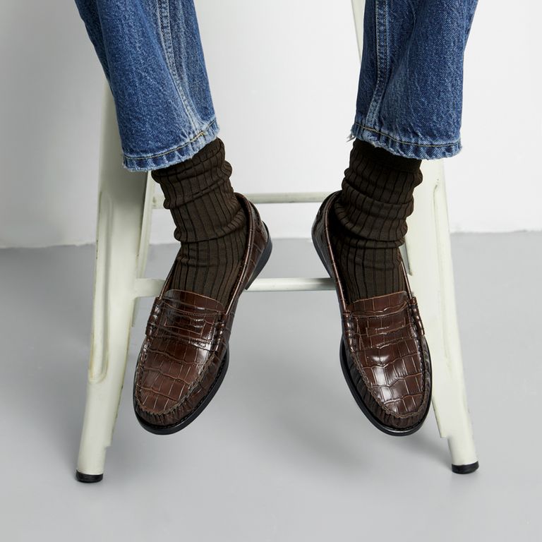 Zapato Casual Mujer Cuero Café