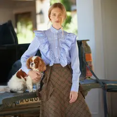 COOSY - Blusa Ares Rayas Algodón Mujer