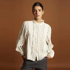 COOSY - Blusa Louise 100% Algodón Mujer