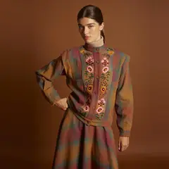 COOSY - Chaqueta Viviana 100% Algodón Mujer