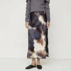 VERO MODA - Falda Estampada Larga Mujer