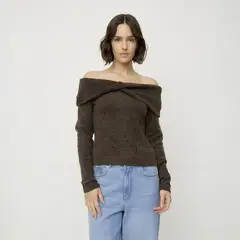 VERO MODA - Sweater Sin Hombros Mujer