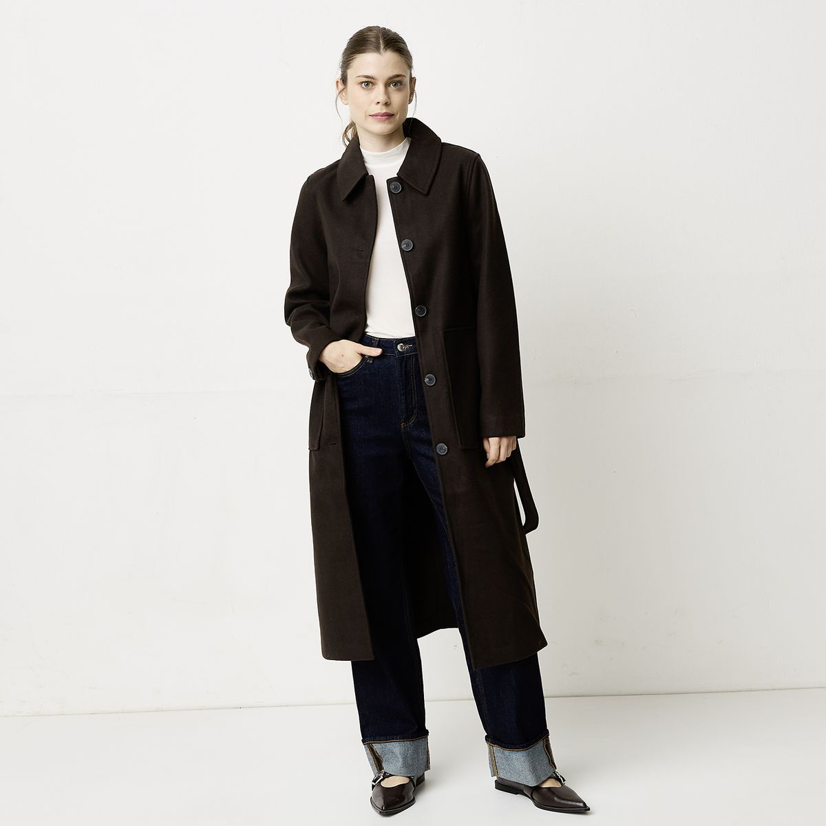 VERO MODA - Abrigo Largo Mujer Vero Moda
