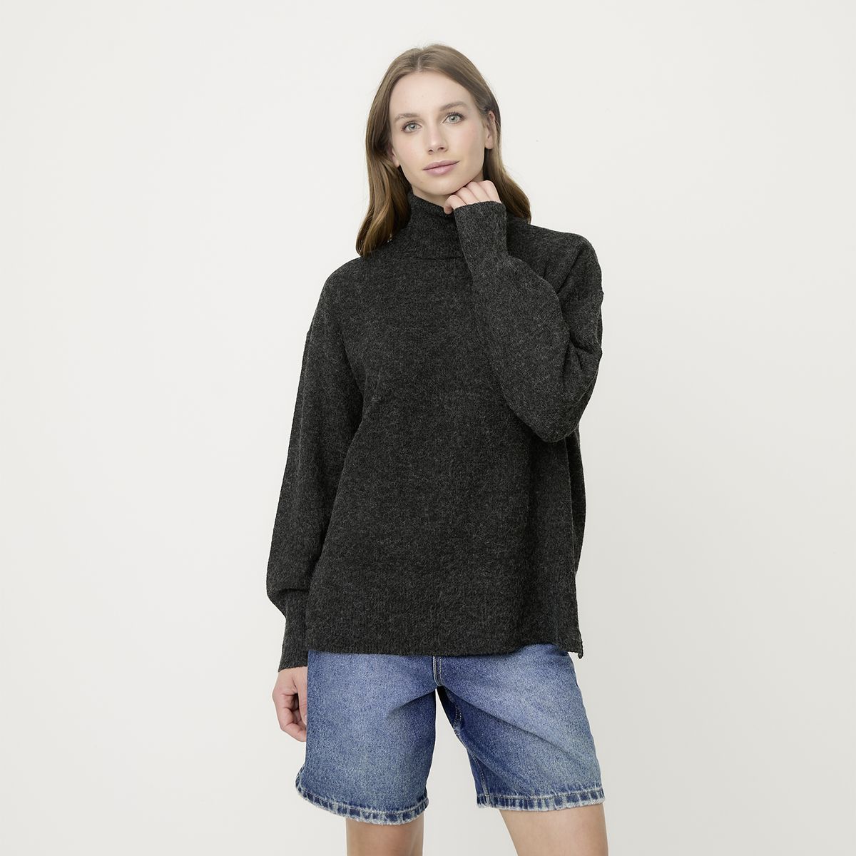 VERO MODA - Sweater Punto Cuello Alto Mujer Vero Moda
