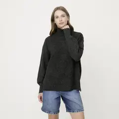 VERO MODA - Sweater Punto Cuello Alto Mujer