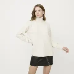 VERO MODA - Sweater Punto Cuello Alto Mujer