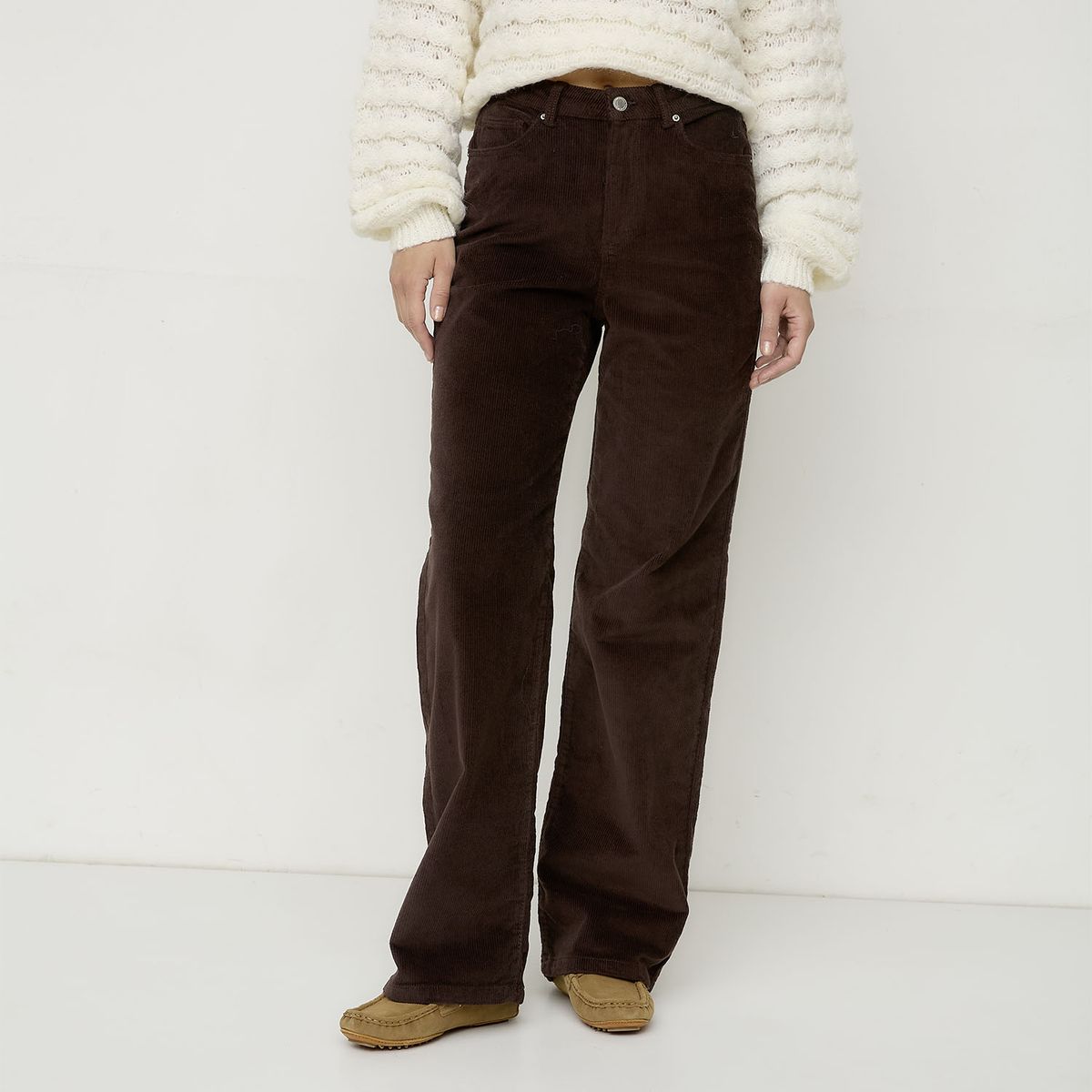 VERO MODA - Pantalón Tiro Alto Mujer Vero Moda