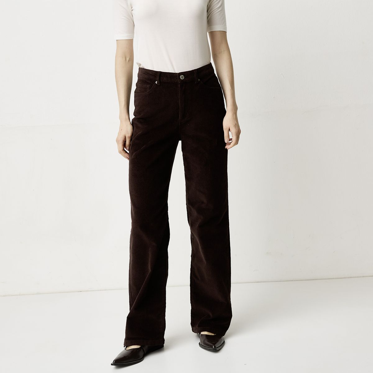VERO MODA - Pantalón Tiro Alto Mujer Vero Moda
