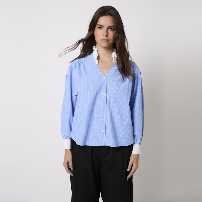 Blusa Poli 100% Algodón Mujer