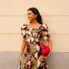 SOPHIE AND LUCIE - Falda Column Algodón Mujer