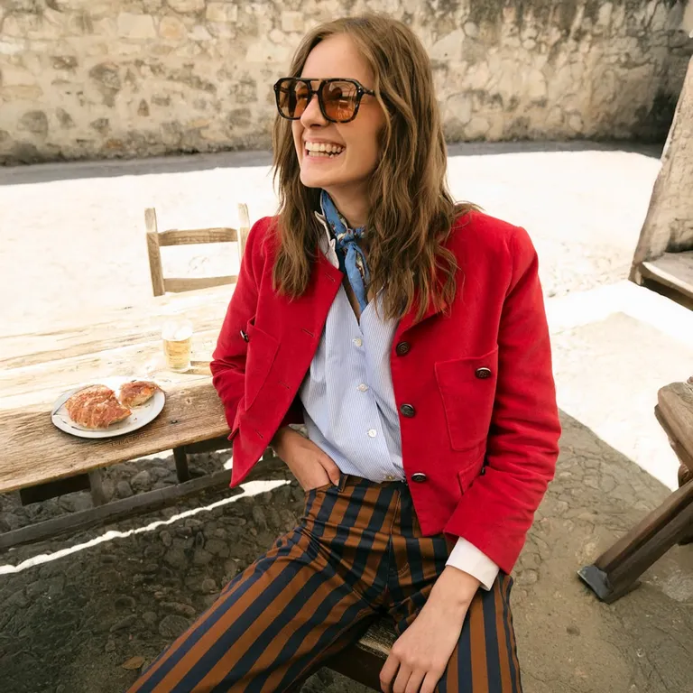 Chaqueta Aina Velvet Mujer