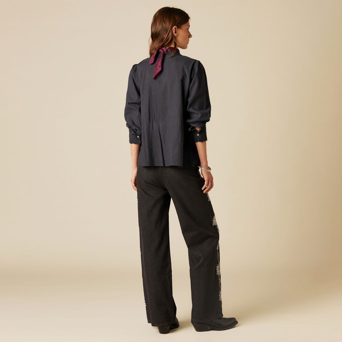 NICOLI - Blusa 100% Algodón Mujer Nicoli