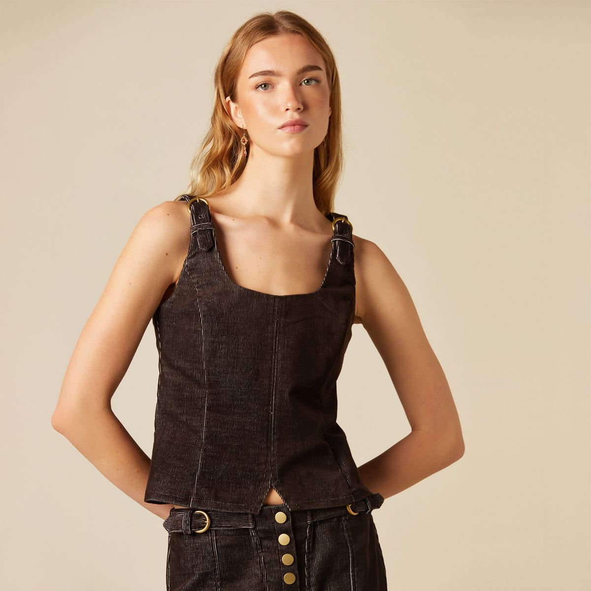 NICOLI - Top Hebillas Mujer Nicoli