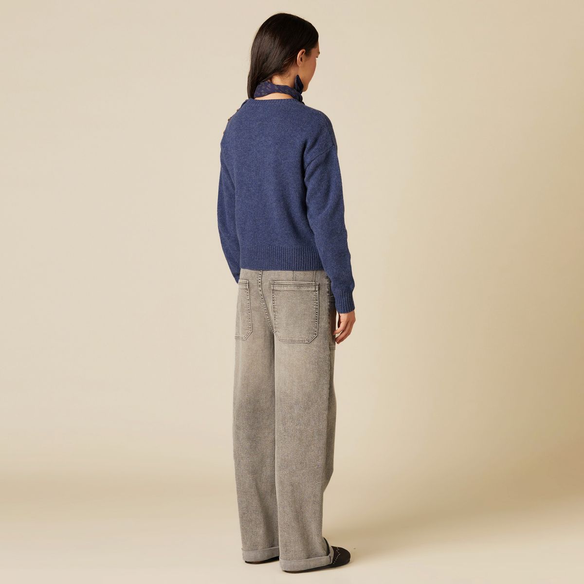 NICOLI - Chaleco Botones Mujer Nicoli