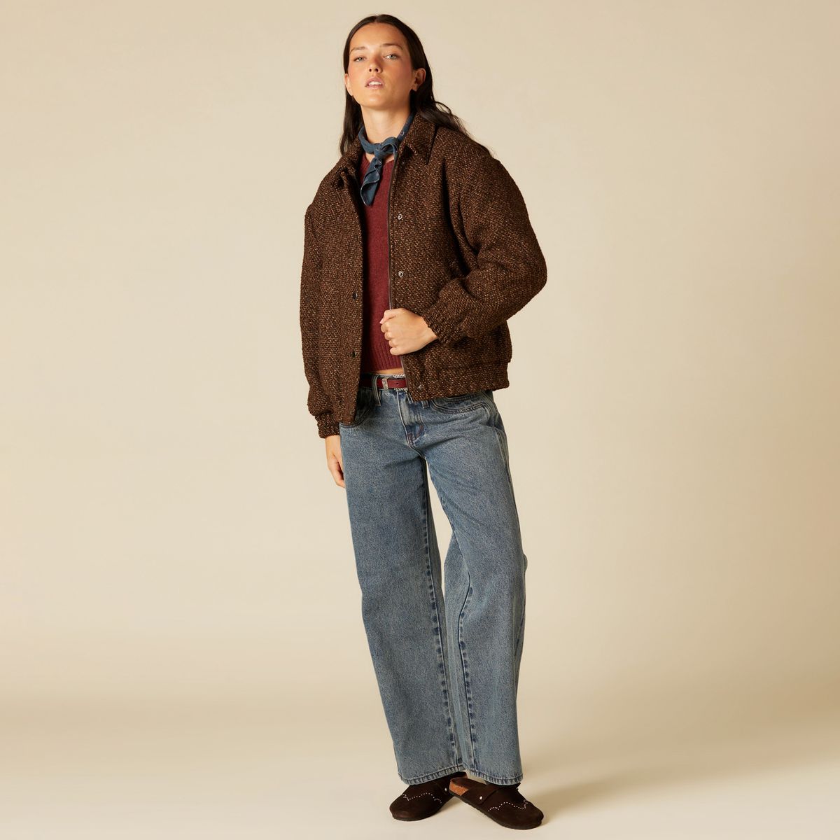 NICOLI - Chaqueta Bomber Mujer Nicoli