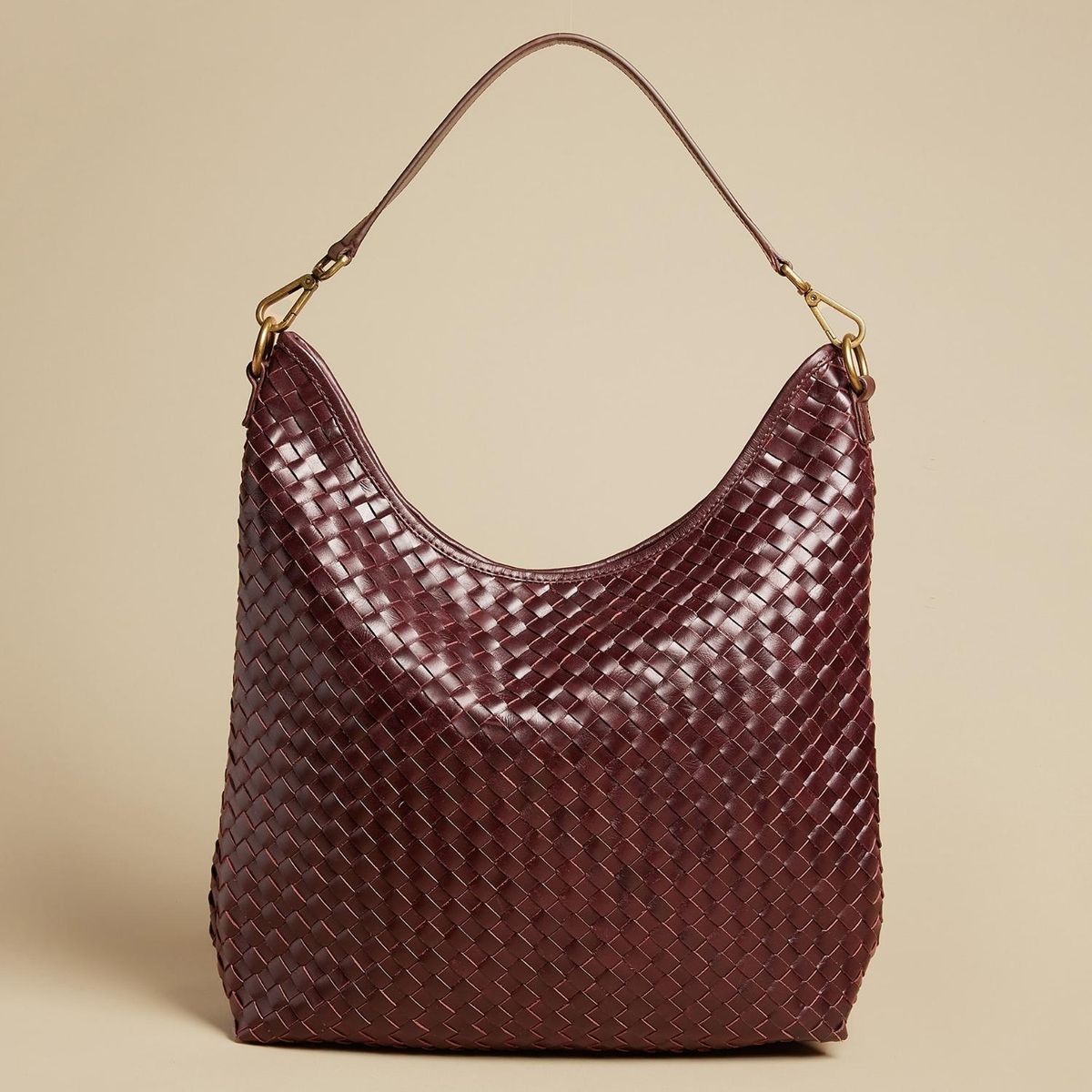 NICOLI - Cartera Trenzada 100% Cuero Mujer Nicoli