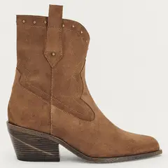 ESEOESE - Botín Mujer Cuero Café